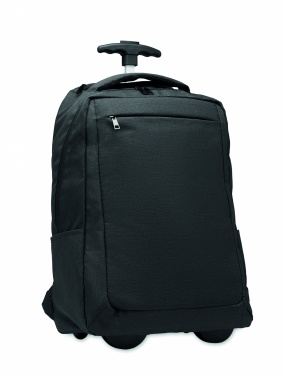 Logotrade promotional item picture of: A portable backpack trolley with wheels, made of 600D RPET polyester