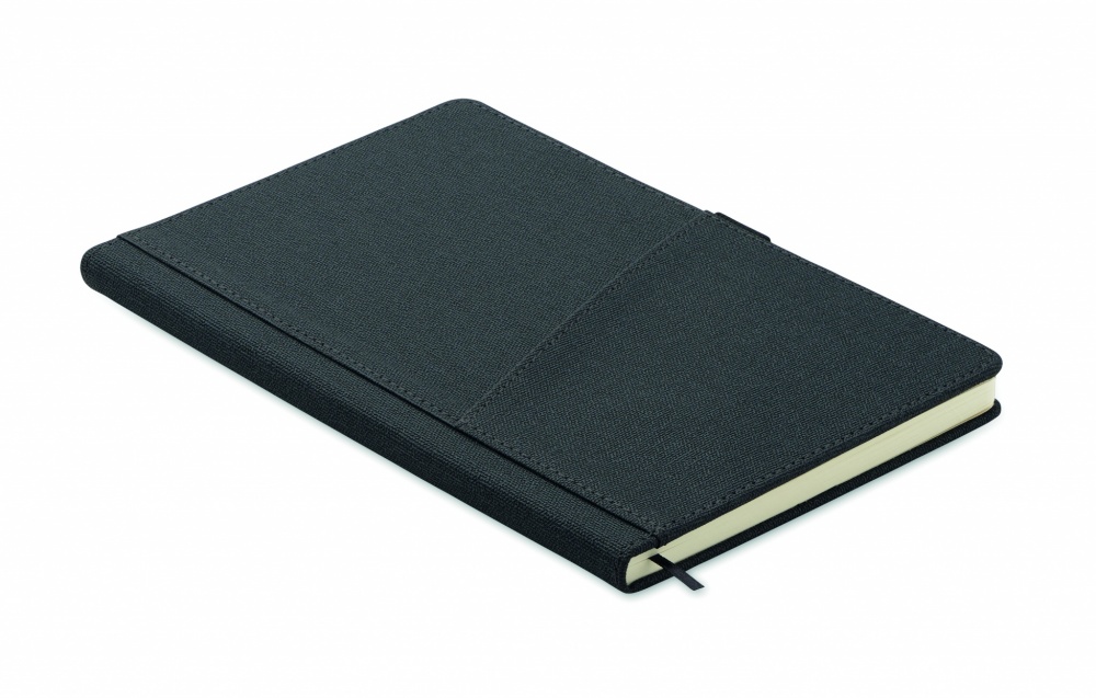 Logotrade corporate gift picture of: A5 notebook PU front pocket