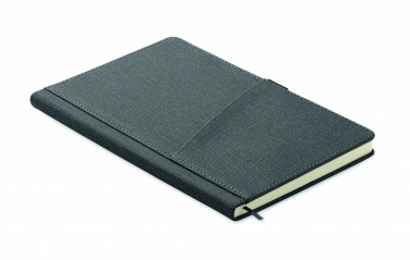 Logo trade promotional merchandise photo of: A5 notebook PU front pocket