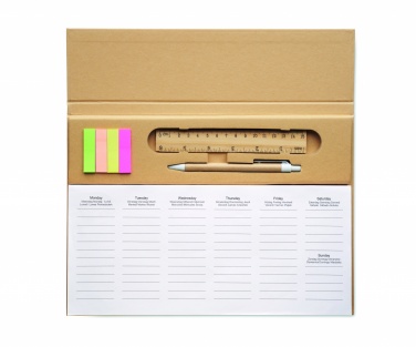 Logotrade promotional gift picture of: Weekly desktop planner