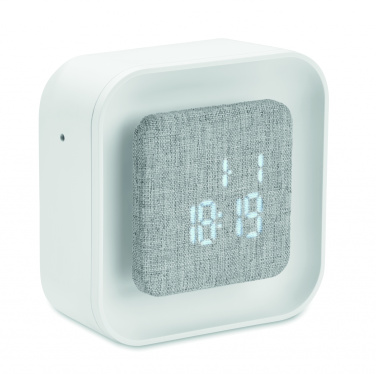 Logotrade promotional gift image of: Recycled ABS/RPET alarm clock Stuttgart