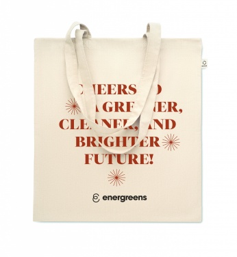 Logo trade advertising products picture of: Recycled cotton shopping bag