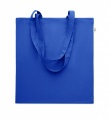 Recycled cotton shopping bag, Royal Blue