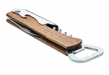 Logotrade promotional merchandise picture of: 3 in 1 bamboo bottle opener WOOL