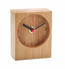 Bamboo table clock