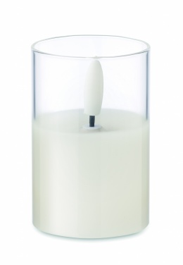 Logotrade promotional giveaway picture of: LED wax candle in glass holder