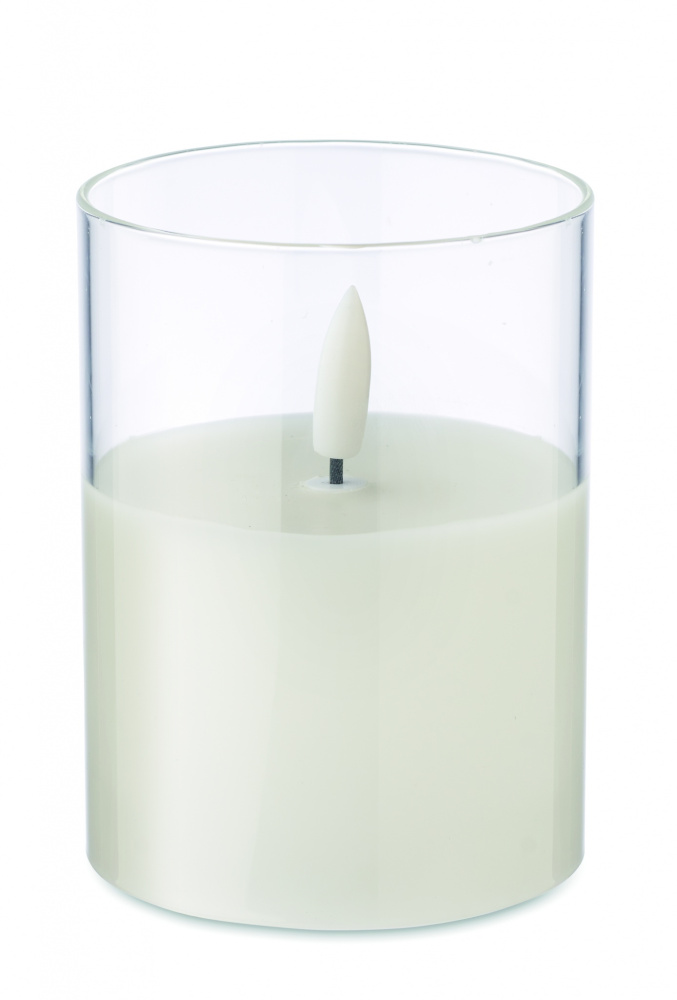 Logotrade promotional products photo of: LED wax candle in glass holder