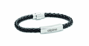 Logotrade promotional product picture of: Braided faux leather bracelet