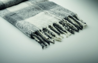 Logo trade promotional products image of: Chequered mohair blanket