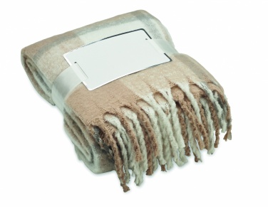 Logo trade corporate gift photo of: Chequered mohair blanket