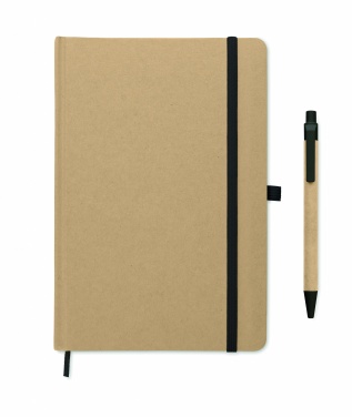 Logo trade promotional items picture of: A5 notebook in recycled carton