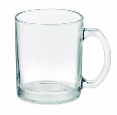 Logo trade promotional giveaways picture of: Glass sublimation mug 300ml