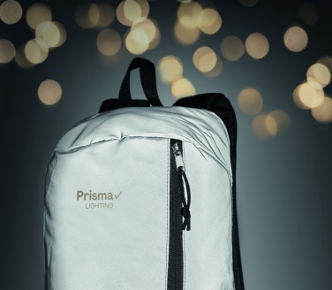 Logo trade promotional giveaways picture of: High reflective backpack 600D