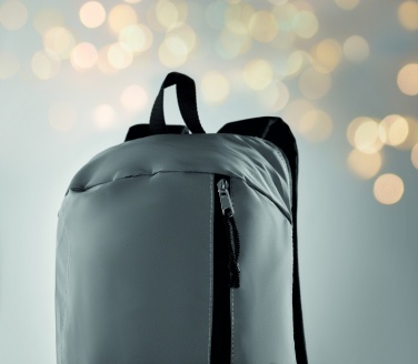 Logo trade promotional giveaway photo of: High reflective backpack 600D