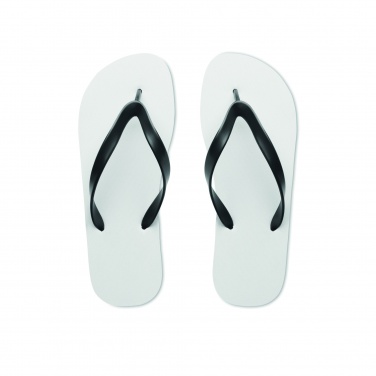 Logo trade promotional giveaways picture of: Sublimation beach slippers