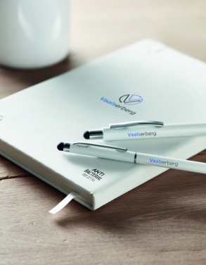 Logo trade promotional giveaways picture of: A5 antibacterial notebook