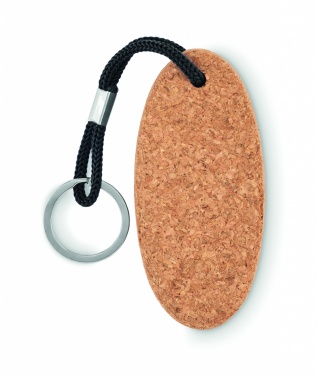 Logo trade corporate gifts image of: Floating cork key ring Lohja