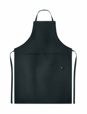 Logo trade business gifts image of: Hemp adjustable apron 200 gr/m²