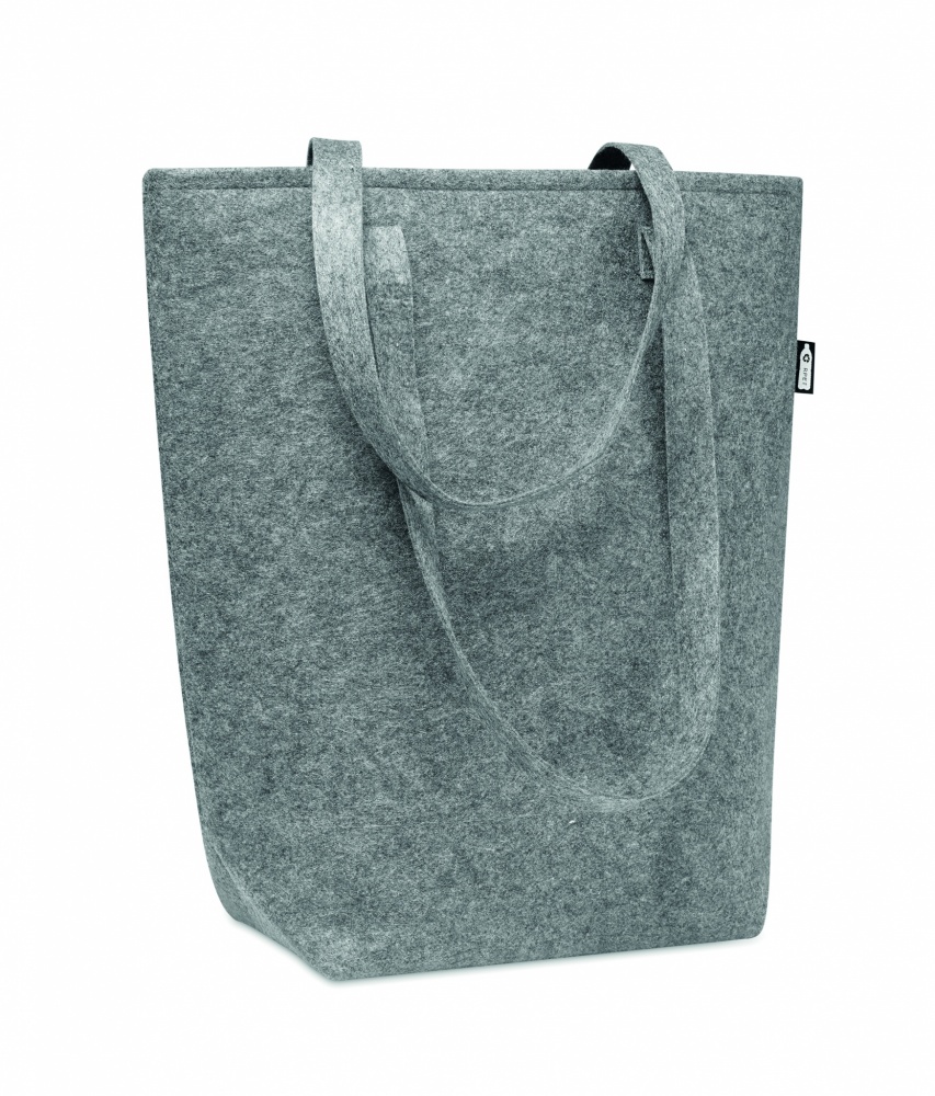 Logotrade promotional merchandise image of: RPET felt shopping bag