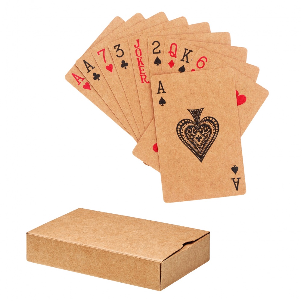 Logo trade advertising products image of: Recycled paper playing cards