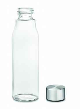 Logo trade promotional merchandise image of: Glass drinking bottle 500 ml