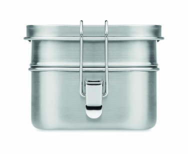 Logo trade promotional items image of: Stainless steel lunch box