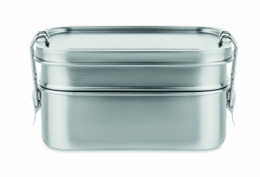 Logo trade promotional merchandise picture of: Stainless steel lunch box