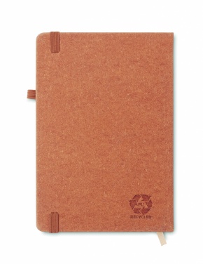 Logotrade promotional items photo of: Recycled Leather A5 notebook