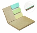 Grass/seed paper memo pad, White