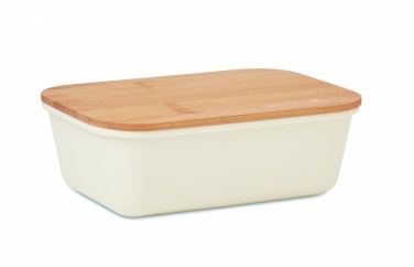 Logo trade promotional gift photo of: Lunch box with bamboo lid