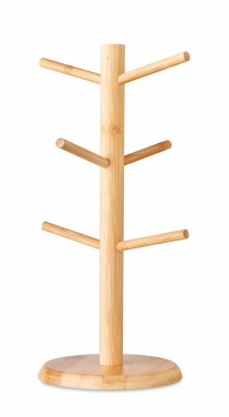 Logo trade promotional merchandise photo of: Bamboo cup set holder