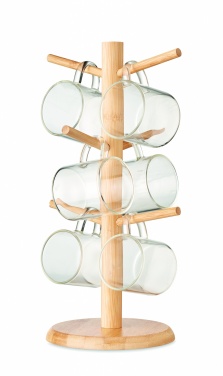 Logo trade promotional products picture of: Bamboo cup set holder