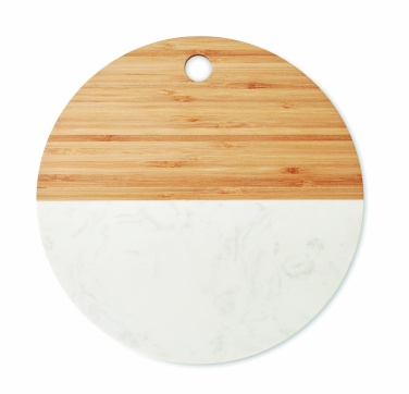 Logotrade promotional item image of: Marble/ bamboo serving board