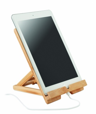 Logotrade promotional gift picture of: Bamboo tablet stand