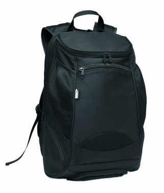 Logo trade promotional giveaways picture of: 600D RPET sports rucksack