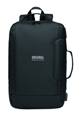 Logo trade promotional gift photo of: Laptop backpack in 300D RPET