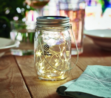 Logotrade advertising products photo of: Solar mason jar outdoor lamp