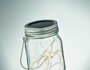 Logotrade promotional gift picture of: Solar mason jar outdoor lamp