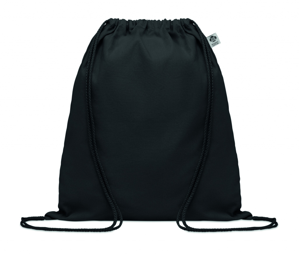 Logo trade promotional items picture of: Organic cotton drawstring bag