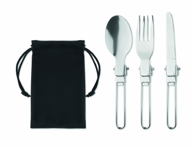 Logotrade promotional giveaway image of: 3-piece camping cutlery set