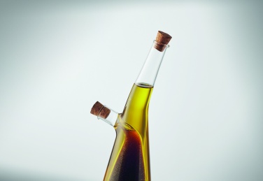 Logo trade promotional gift photo of: Glass oil and vinegar bottle