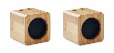 Logotrade promotional merchandise photo of: Set of Bamboo wireless speaker