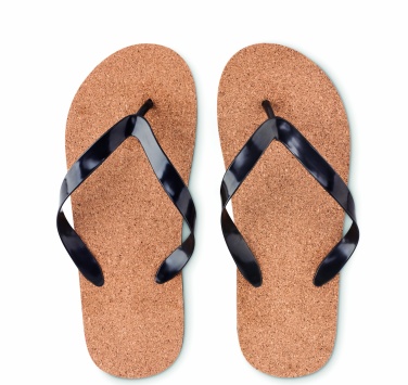 Logo trade promotional item photo of: Cork beach slippers M