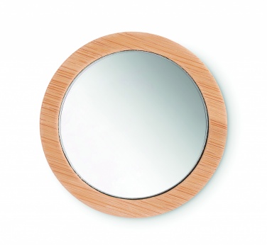 Logotrade promotional items photo of: Bamboo make-up mirror