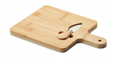 Logotrade promotional products photo of: Cheese board set in bamboo Bremen