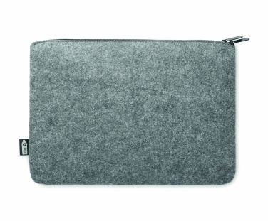 Logotrade promotional giveaway picture of: RPET felt zipped laptop bag