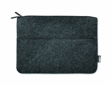 Logo trade promotional products image of: RPET felt zipped laptop bag