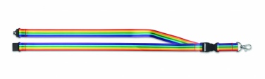 Logotrade promotional giveaway picture of: Rainbow RPET lanyard