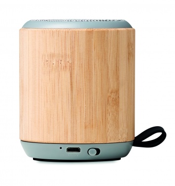 Logo trade corporate gift photo of: 5.3 wireless bamboo speaker