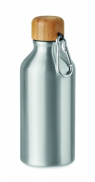 Logo trade promotional merchandise picture of: Aluminium bottle 400 ml